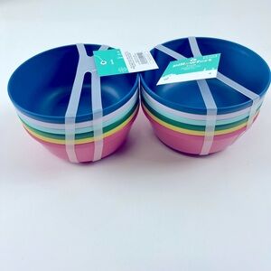 Pillowfort 6 count bowls.  Set of 2. Dishwasher & Microwave Safe. BPA Fr…